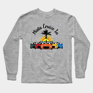 Miata Cruise In to Summer Crush Winery Long Sleeve T-Shirt